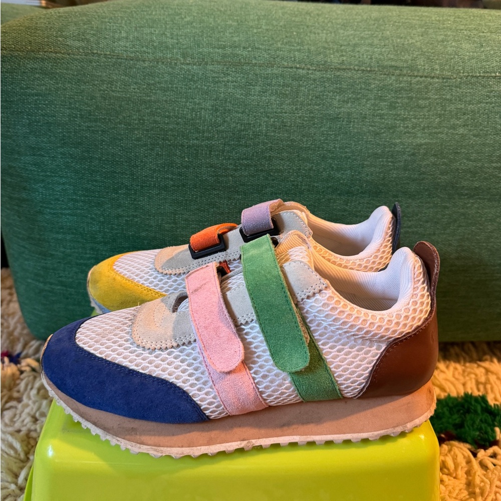 Charlotte Stone Multicolor Conway Mismatched Velcro Women's Sneakers